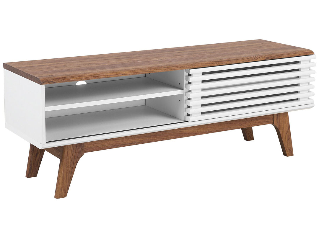 TV Stand TOLEDO II Brown/ White