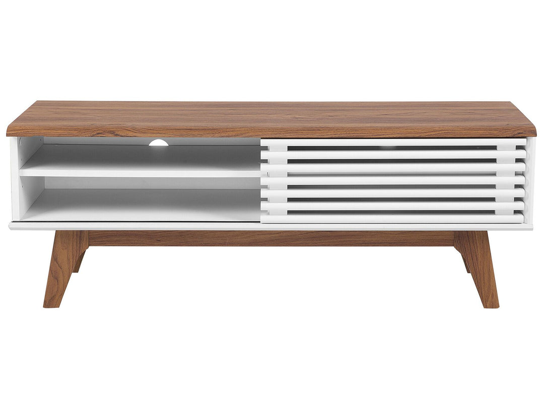 TV Stand Brown/ White Ibarra