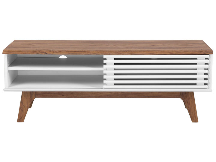 TV Stand Brown/ White Ibarra