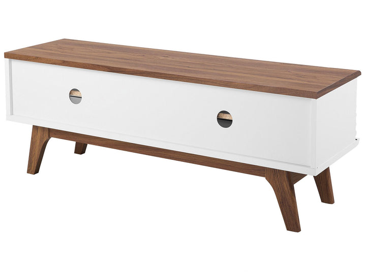 TV Stand Brown/ White Ibarra