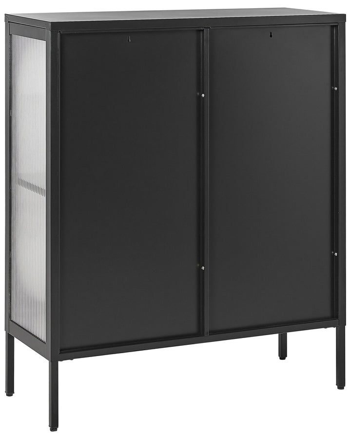 Damyah Steel Display Cabinet Black