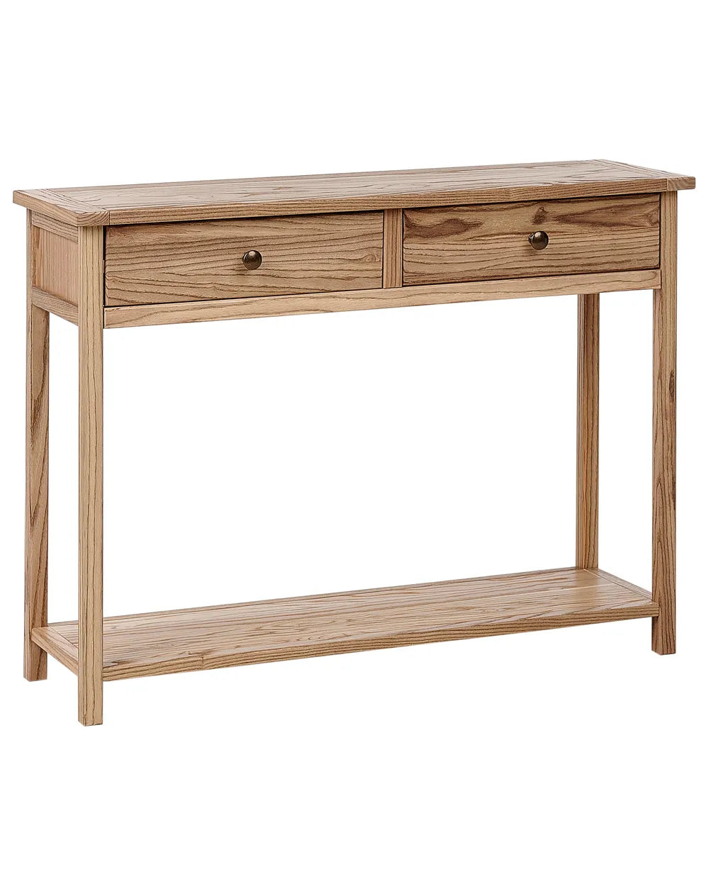 Console Table Sassafras Wood Brown Timeless Design Glencro