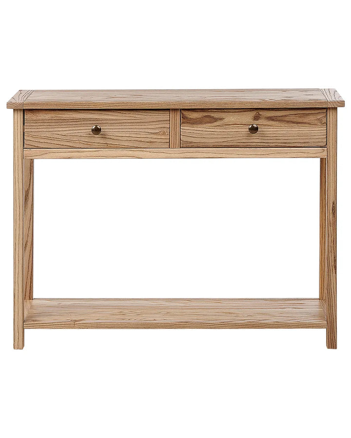 Console Table Wood Brown Timeless Design Glencro
