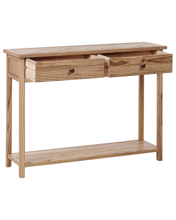 Console Table Wood Brown Timeless Design Glencro