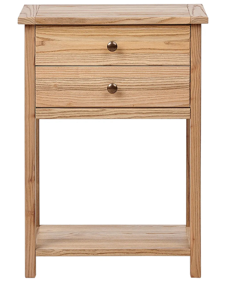 Console Table Sassafras Wood Brown Elegant Design Glencro