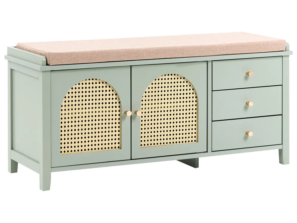 Shoe Storage Bench Sandhurst Mint Green