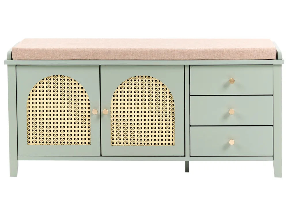 Shoe Storage Bench Sandhurst Mint Green