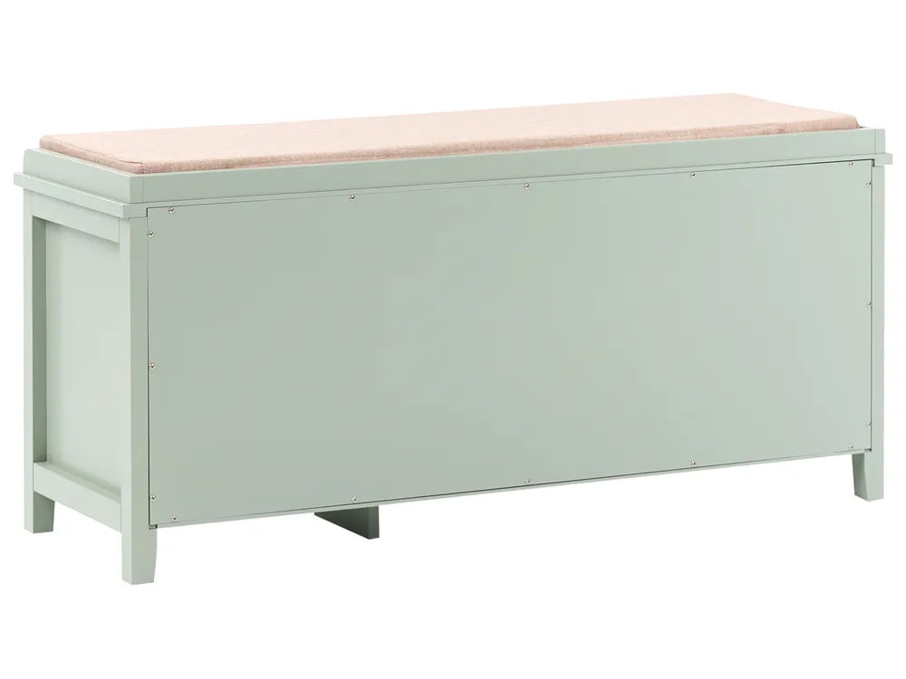 Shoe Storage Bench Sandhurst Mint Green