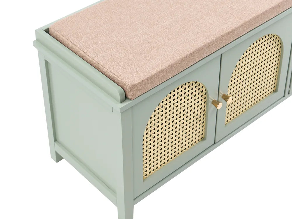 Shoe Storage Bench Sandhurst Mint Green