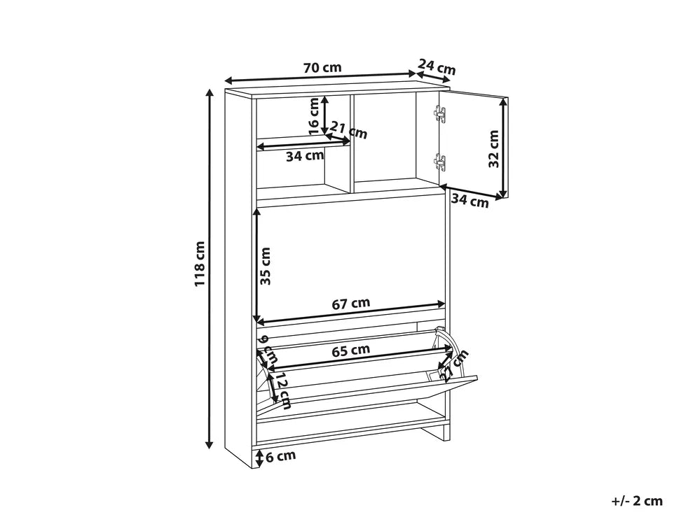 Shoe Storage Cabinet White Chanel