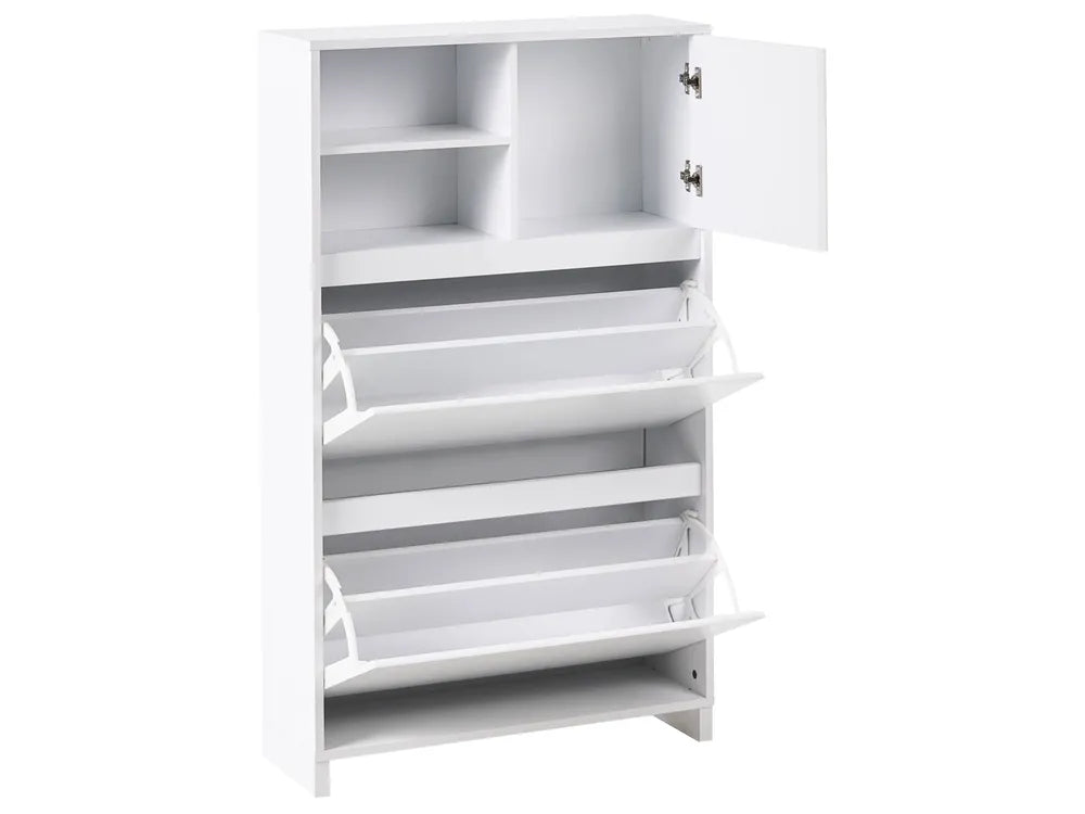 Shoe Storage Cabinet White Chanel