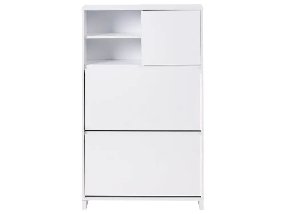 Shoe Storage Cabinet White Chanel