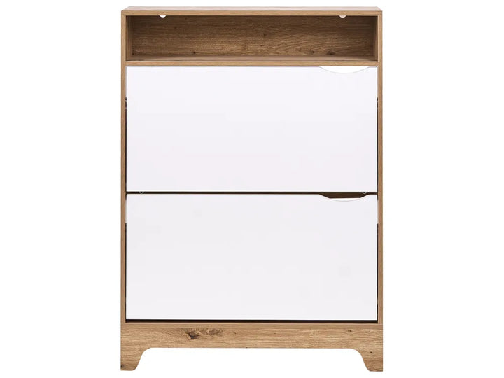 Shoe Storage Cabinet Light Brown Galway