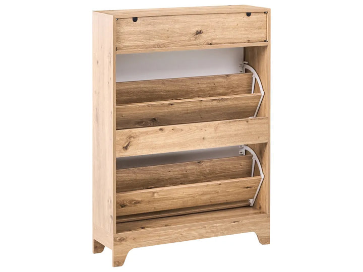 Shoe Storage Cabinet Light Brown Galway