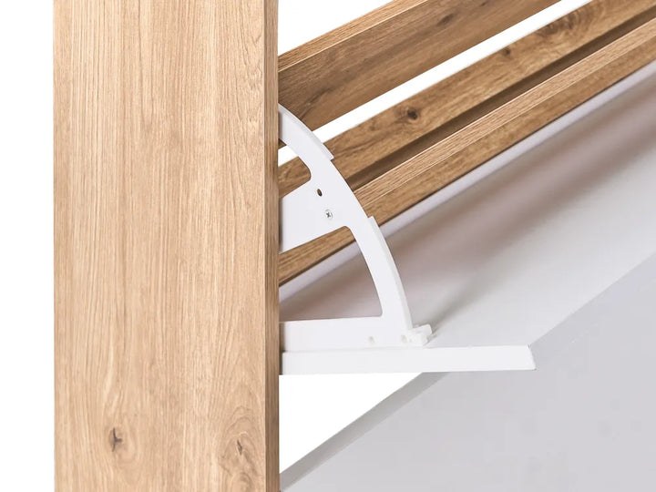 Shoe Storage Cabinet Light Brown Galway