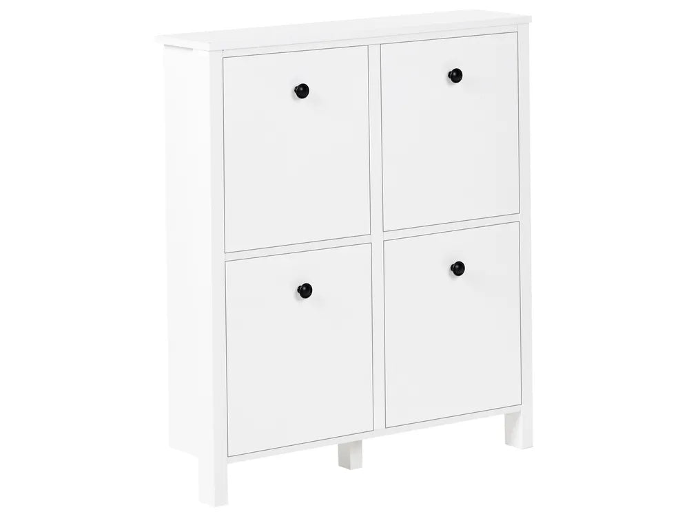 Shoe Storage Cabinet White Kensington