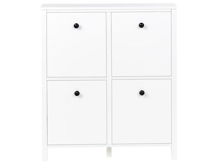 Shoe Storage Cabinet White Kensington