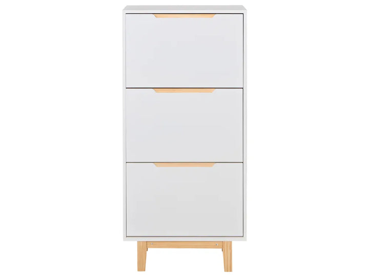 Shoe Storage Cabinet White Langley