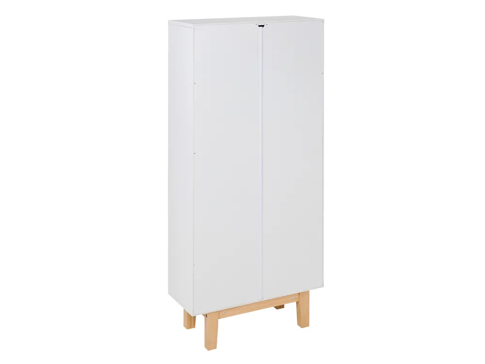 Shoe Storage Cabinet White Langley