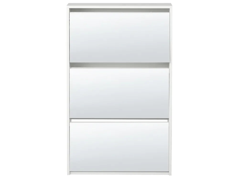 Shoe Storage Cabinet with Storage White Malbo