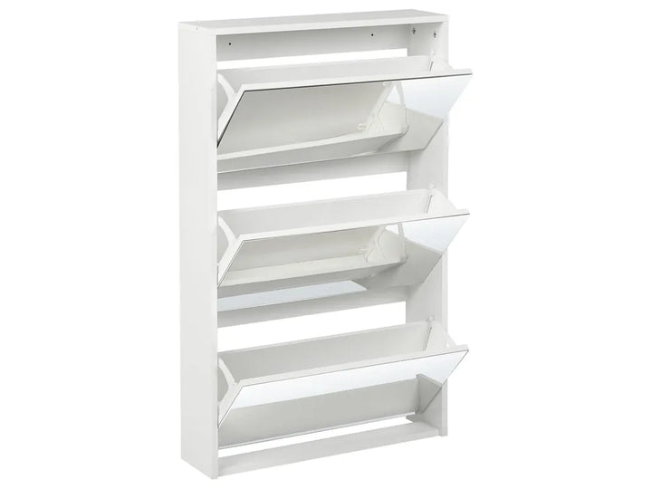 Shoe Storage Cabinet with Storage White Malbo