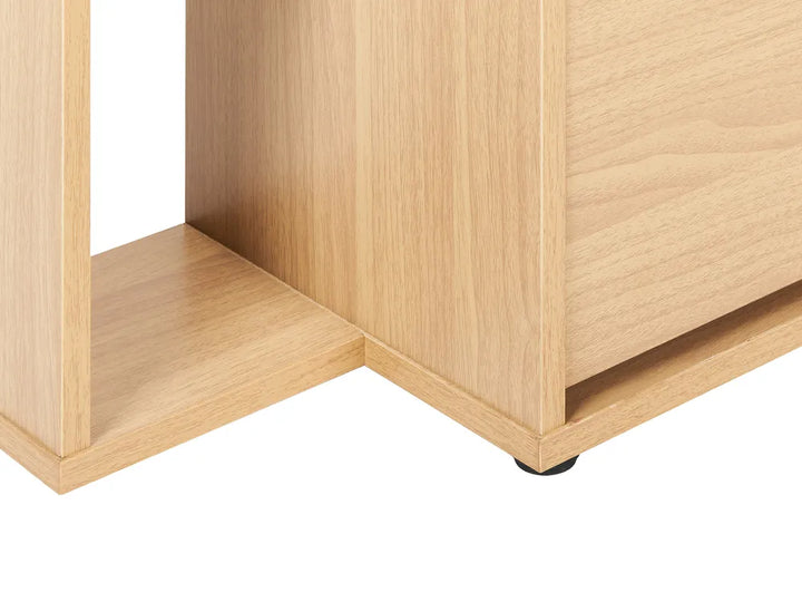 Shoe Storage Cabinet Light Brown Navara