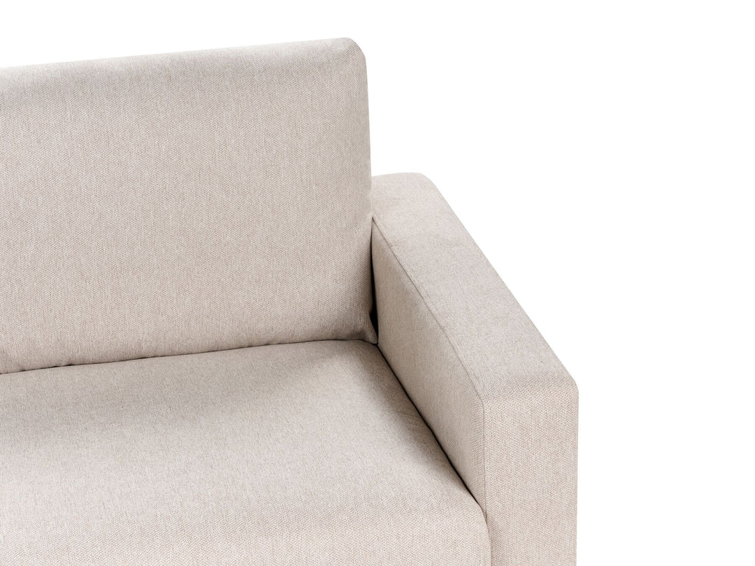 Siggard 2 Seater Fabric Sofa Beige