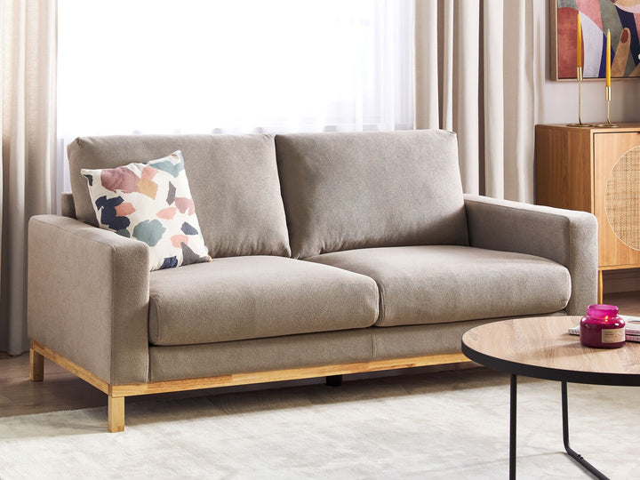 Siggard2 Seater Fabric Sofa Taupe