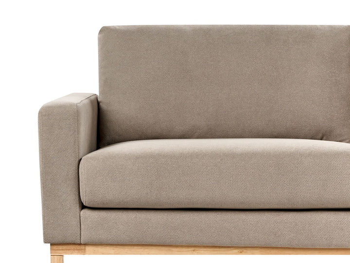 Siggard2 Seater Fabric Sofa Taupe