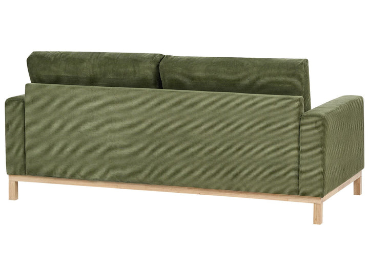 Siggard 2 Seater Jumbo Cord Sofa Green