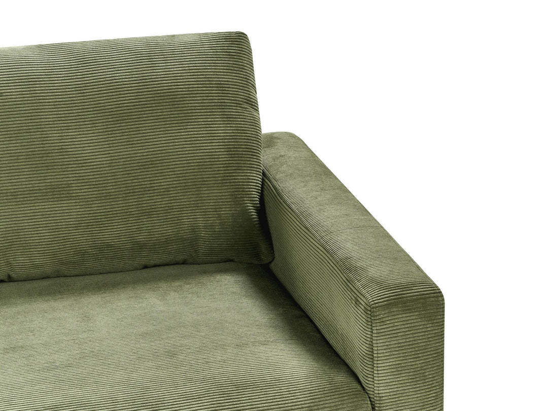 Siggard 2 Seater Jumbo Cord Sofa Green