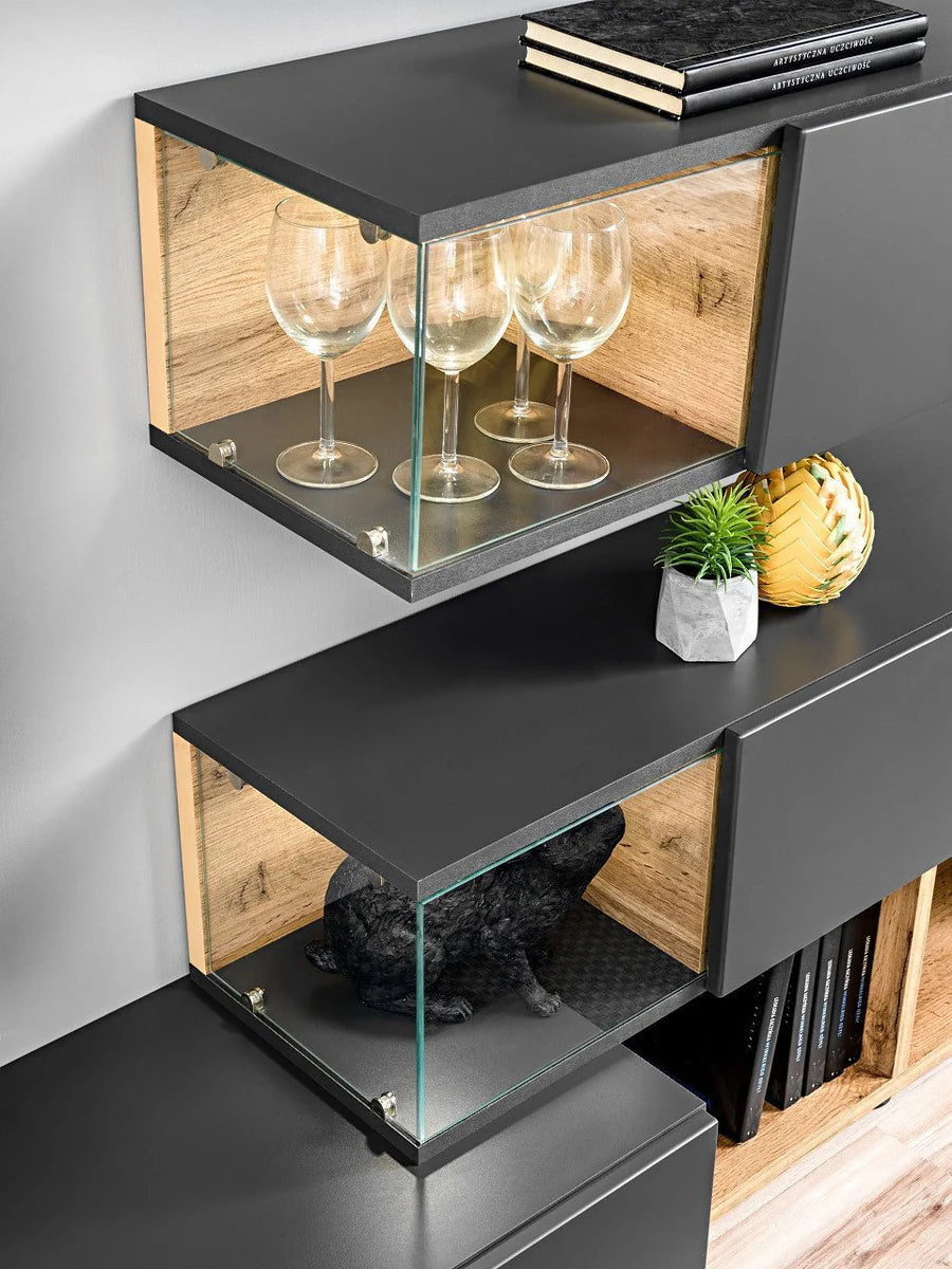 Silk in Anthracite Entertainment Unit / TV Unit