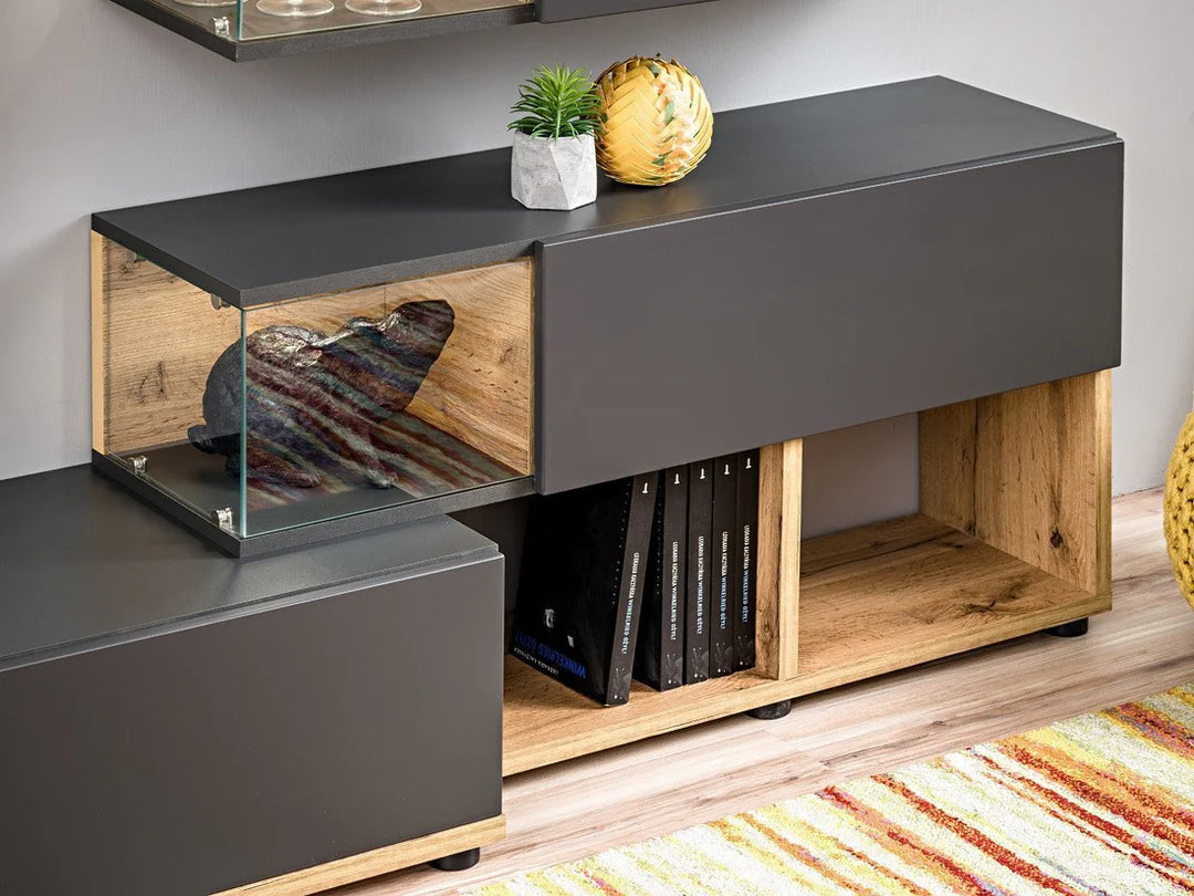 Silk in Anthracite Entertainment Unit / TV Unit