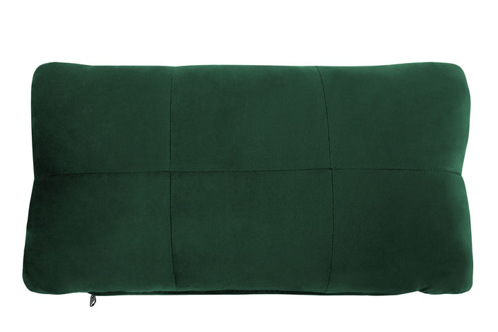 Simorre Velvet Chaise Lounge with Bluetooth Speaker USB Port Green