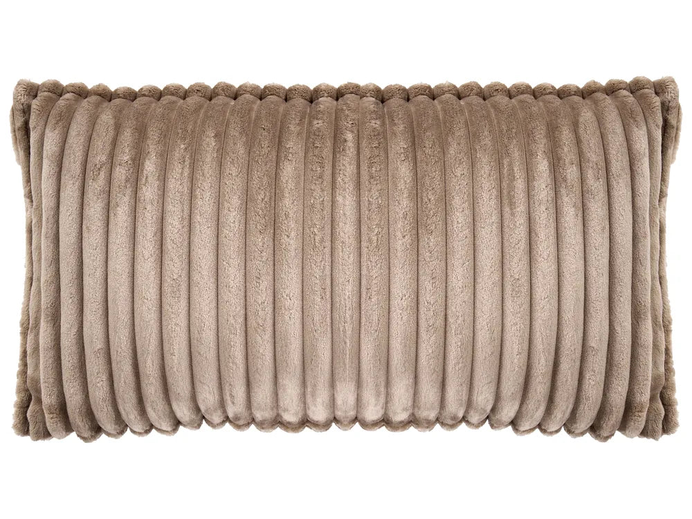 Single Sofa Bed Corduroy Light Brown Eirenox