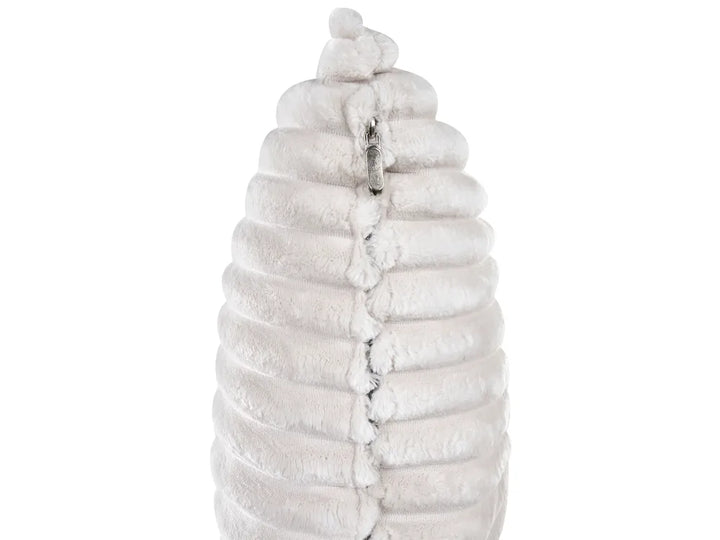 Single Sofa Bed Corduroy Off-White Eirenox