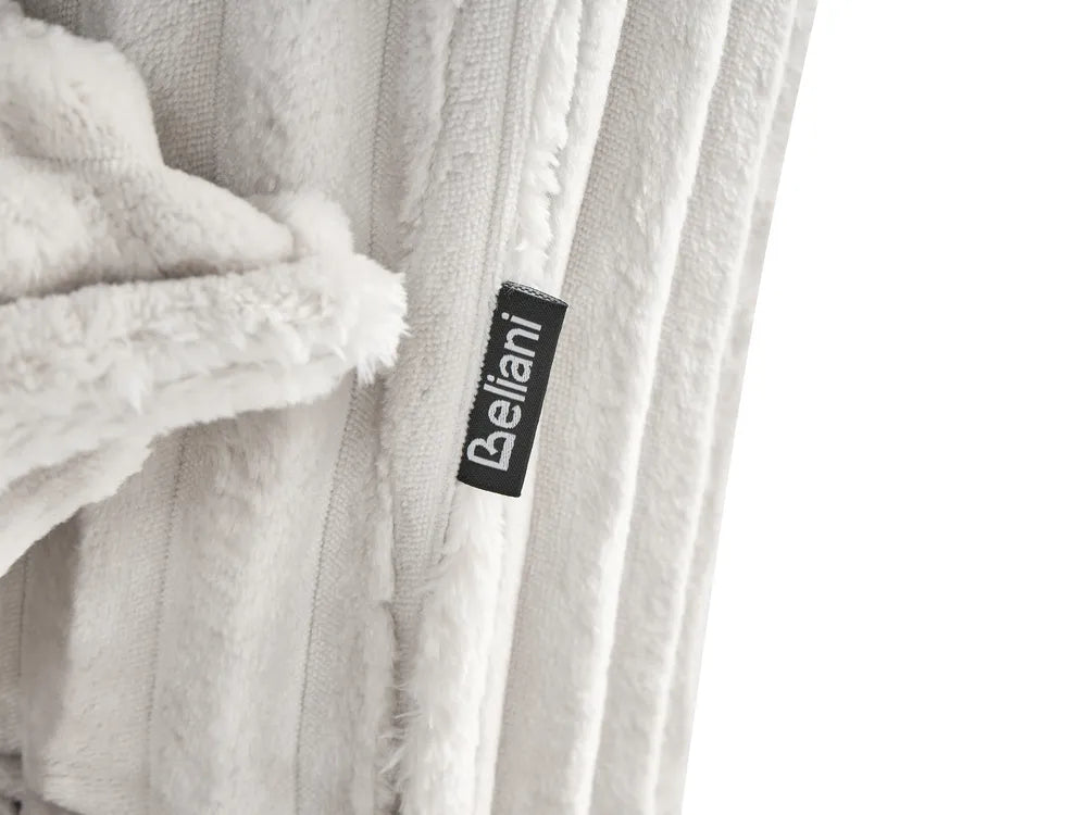 Single Sofa Bed Corduroy Off-White Eirenox