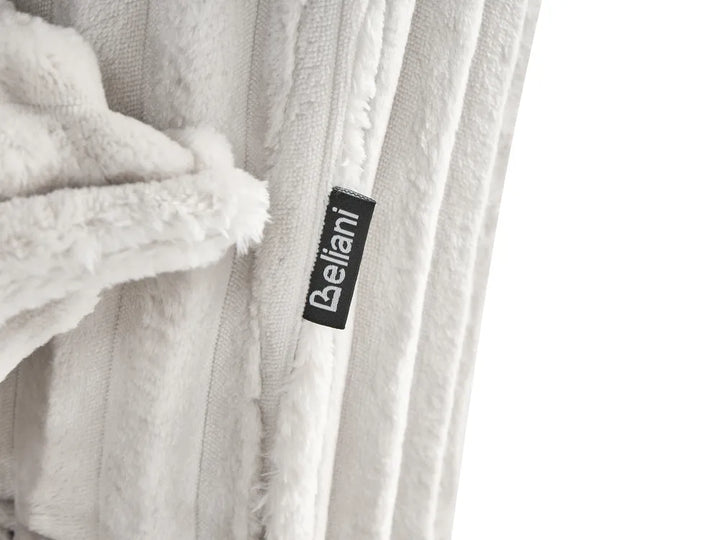 Single Sofa Bed Corduroy Off-White Eirenox