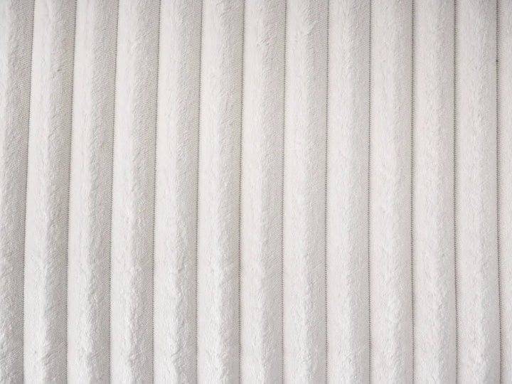 Single Sofa Bed Corduroy Off-White Eirenox