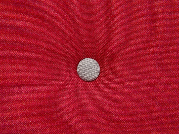 Single Sofa Bed Velvet Red Faelis