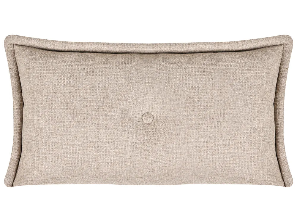 Single Sofa Bed Fabric Beige Devern