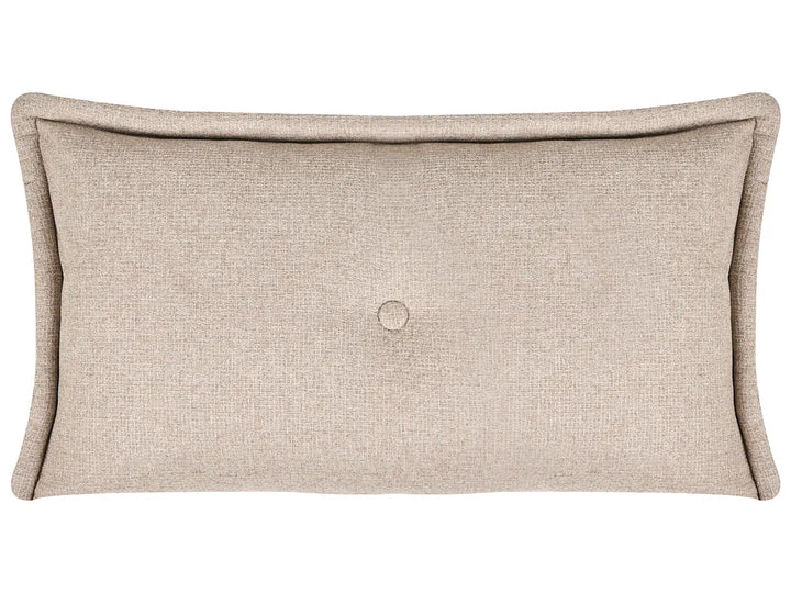 Single Sofa Bed Fabric Beige Devern