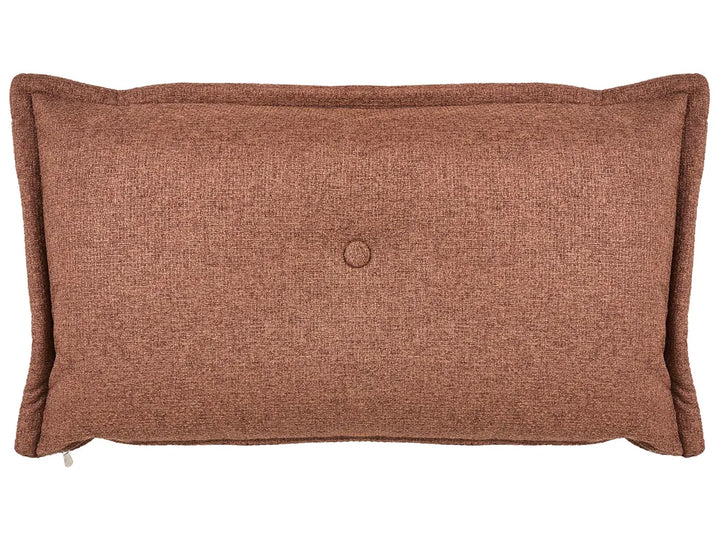 Single Sofa Bed Fabric Brown Devern