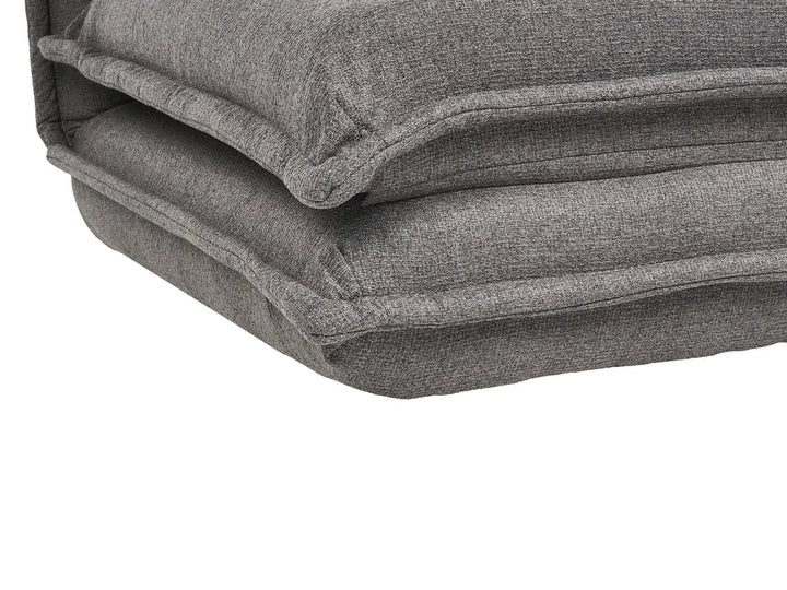 Single Sofa Bed Fabric Dark Grey Devern