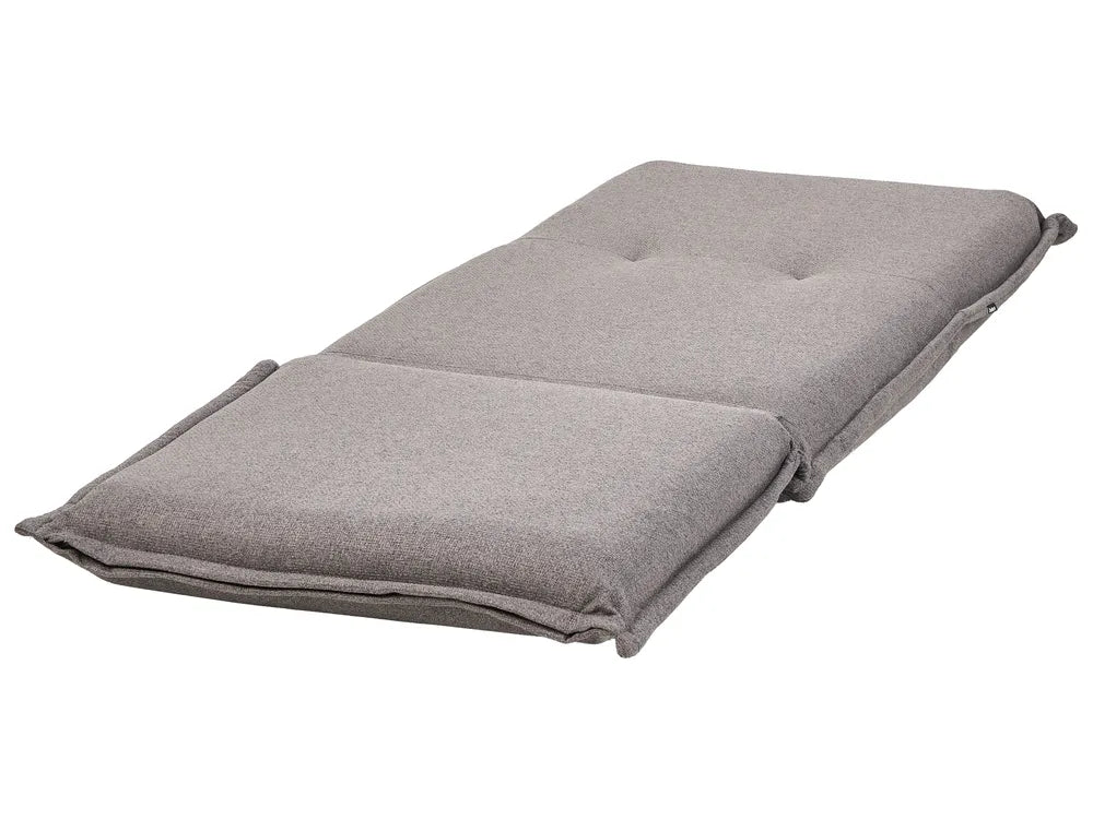 Single Sofa Bed Fabric Dark Grey Devern