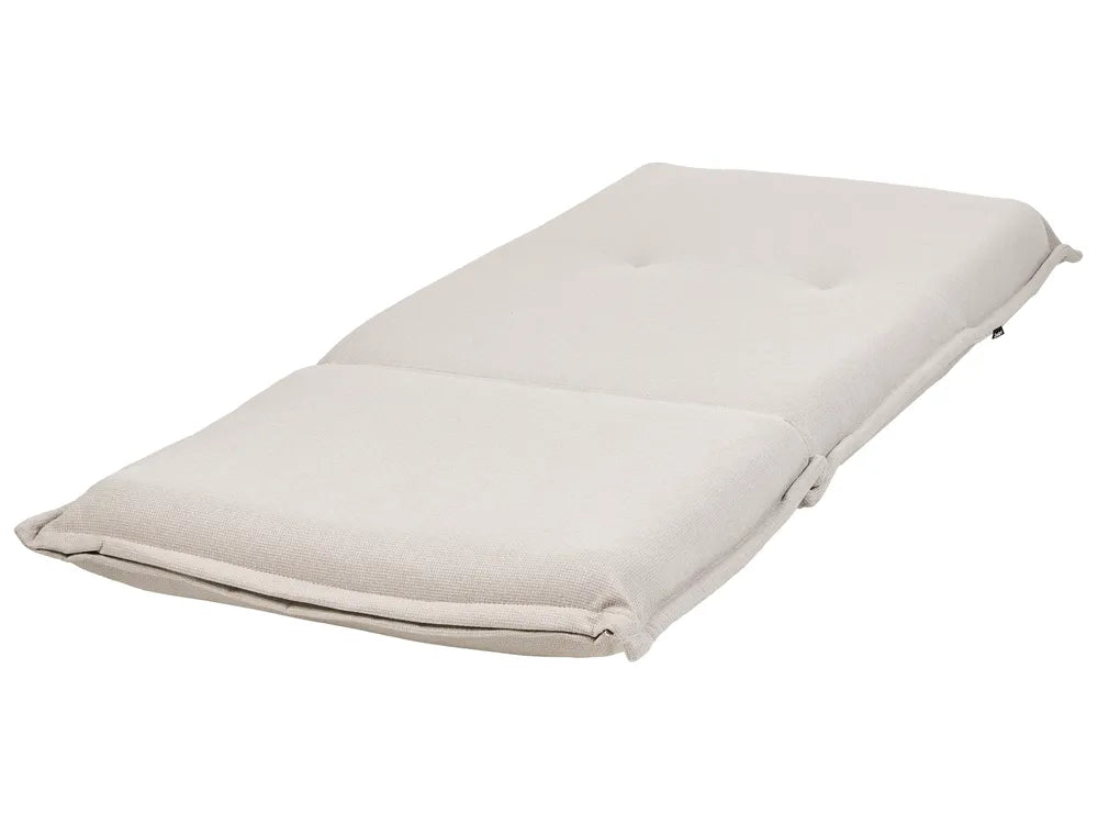 Single Sofa Bed Fabric Off-White Devern