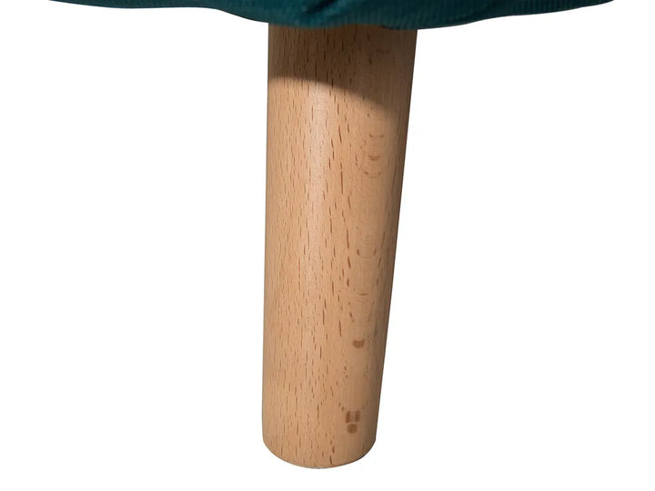 Single Sofa Bed Fabric Sea Blue Auren