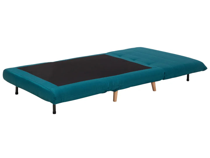 Single Sofa Bed Fabric Sea Blue Auren