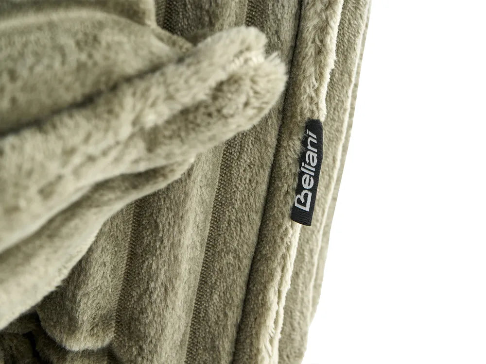 Single Sofa Bed Corduroy Green Eirenox