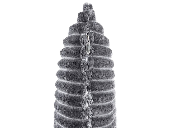 Single Sofa Bed Corduroy Grey Eirenox